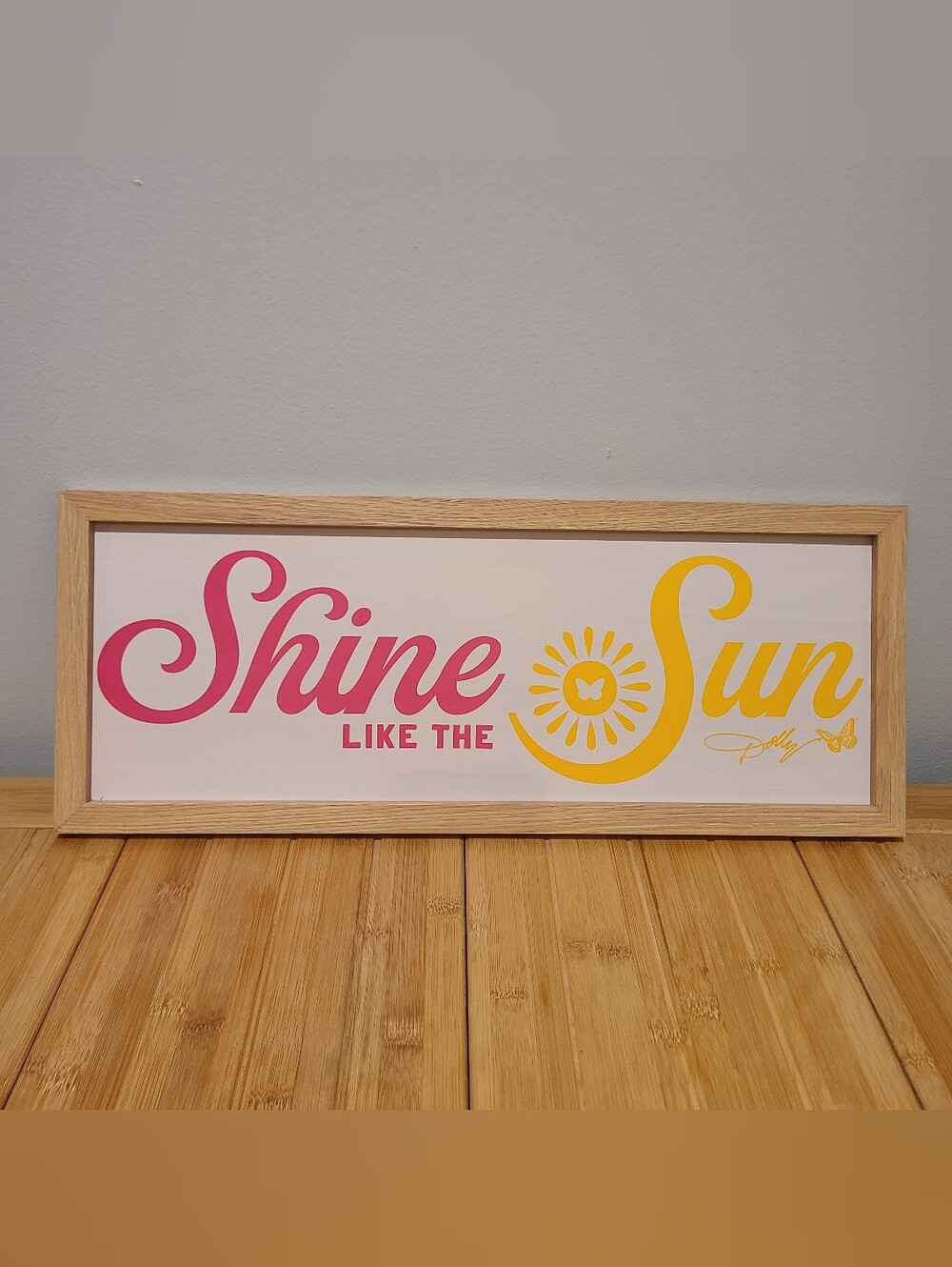 Dolly Parton Shine Like The Sun Decorative Accent